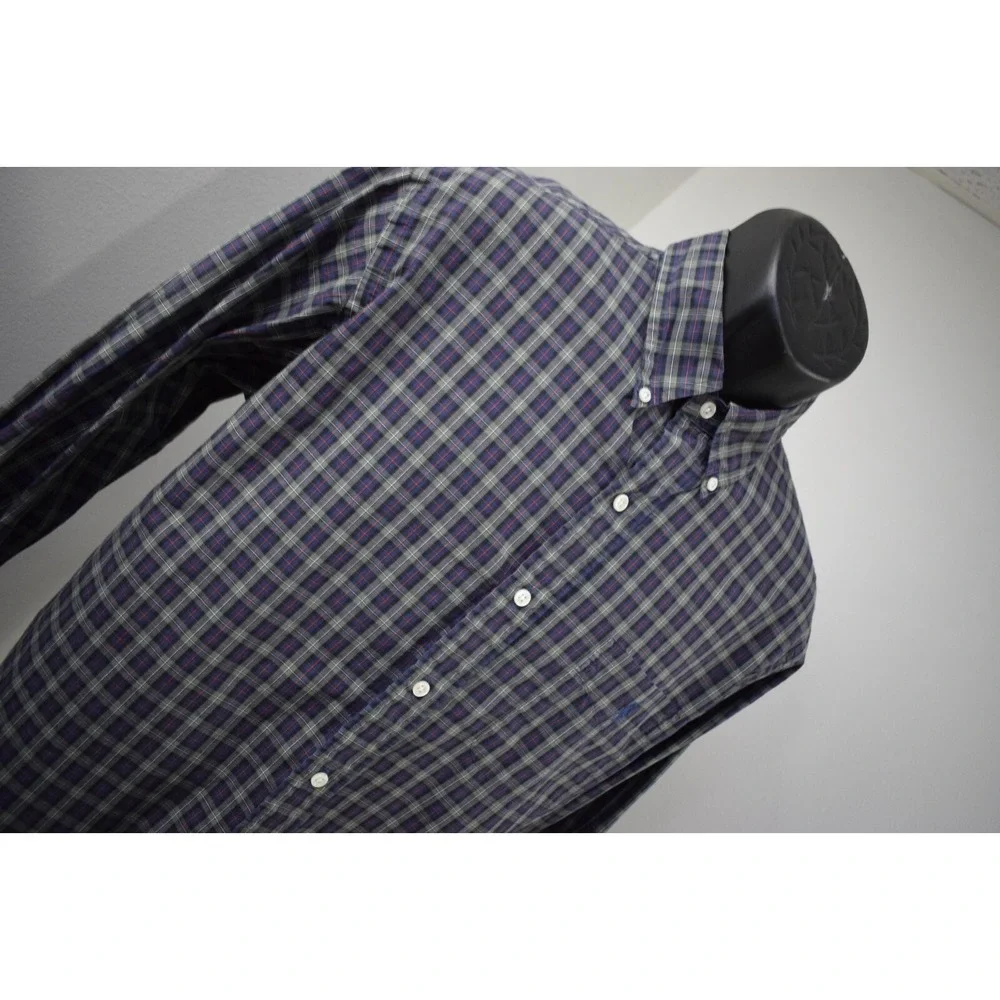 Polo‎ Ralph Lauren Custom Fit Plaid Dress Shirt Long Sleeve Mens Size XL